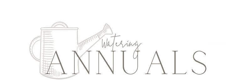 Watering annuals text