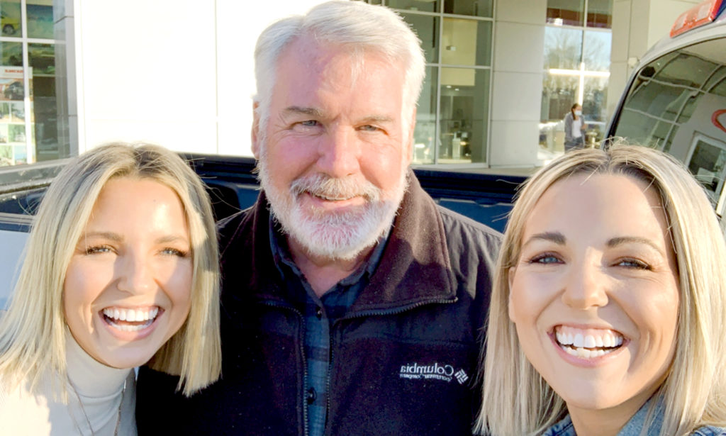 Fawn and Heather of Those Plant Ladies with Mike Johnson at Mike Johnson's Hickory Toyota.