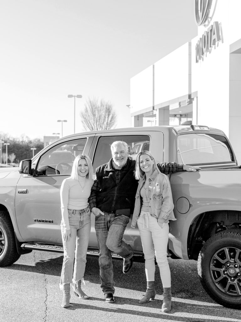 Fawn and Heather of Those Plant Ladies with Mike Johnson at Mike Johnson's Hickory Toyota.