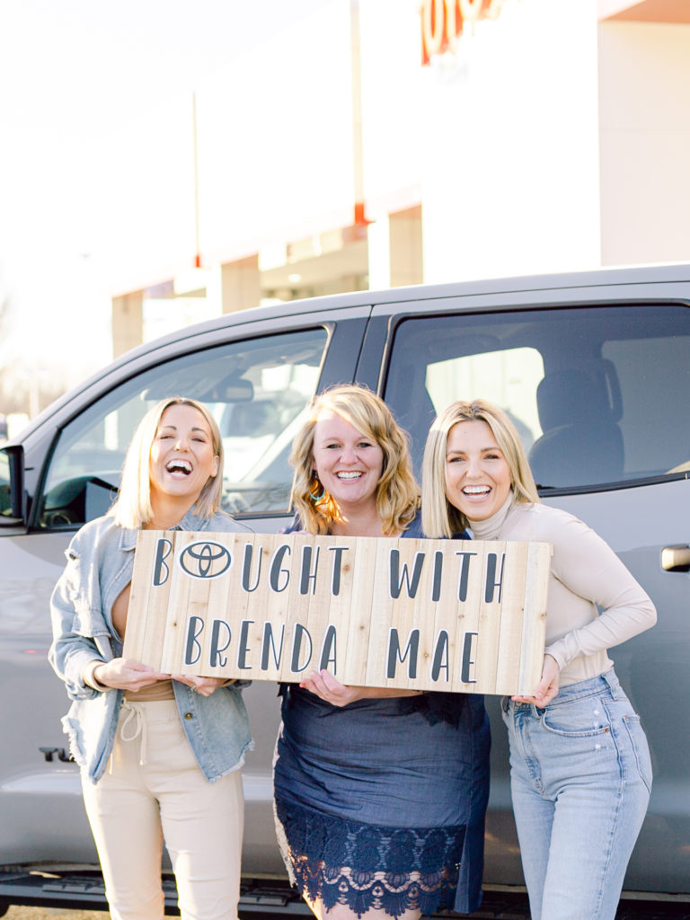 Fawn and Heather of Those Plant Ladies with Brenda at Mike Johnson's Hickory Toyota.
