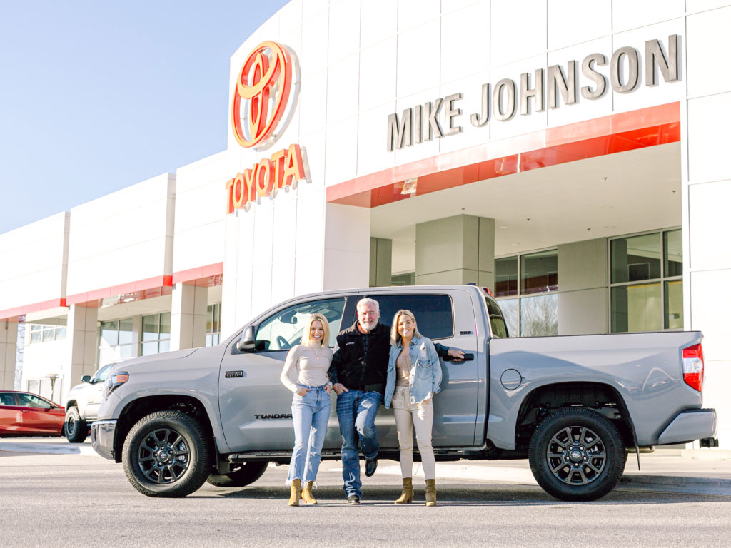 Fawn and Heather of Those Plant Ladies with Mike Johnson at Mike Johnson's Hickory Toyota.