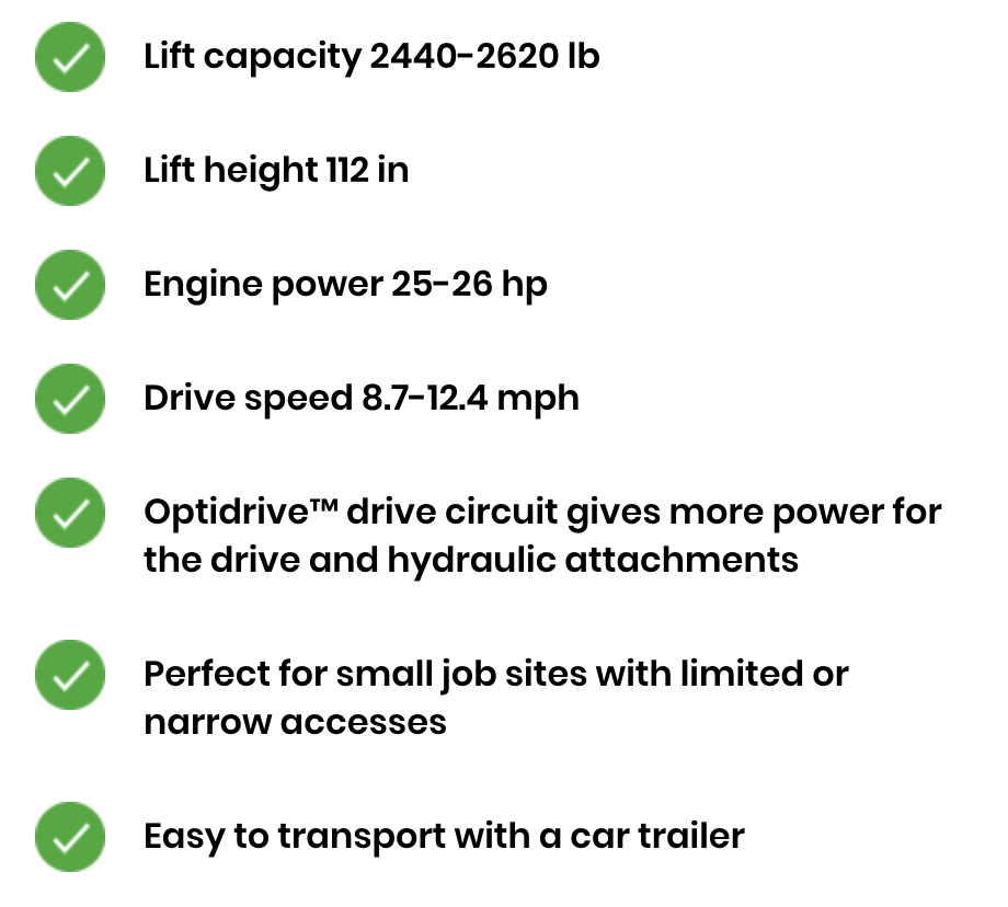 Capabilities of the Avant Loader 630.