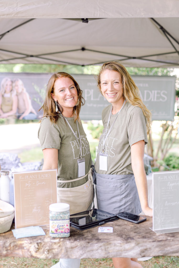 Those Plant Ladies at a pop-up shop event.