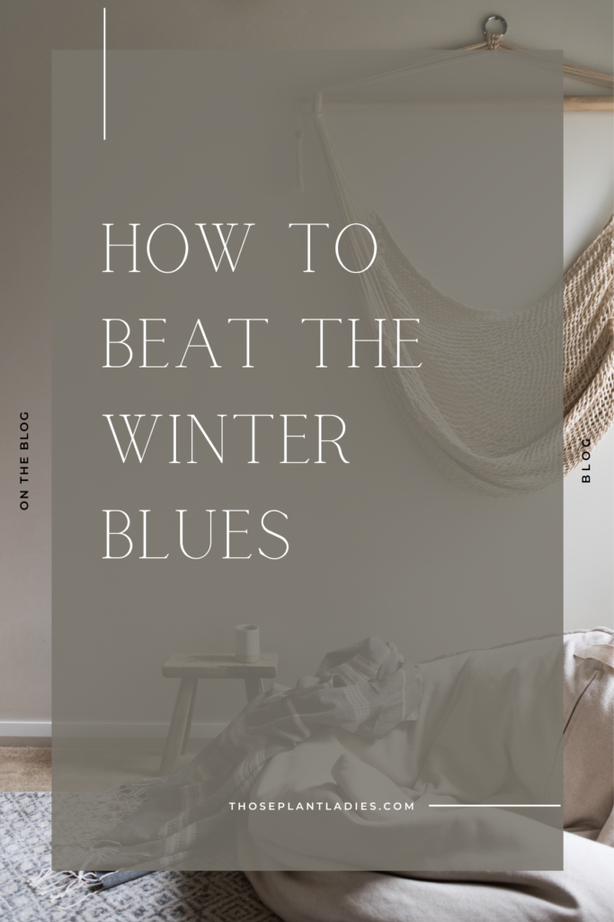 How to Beat the Winter Blues on the Those Plant Ladies blog.