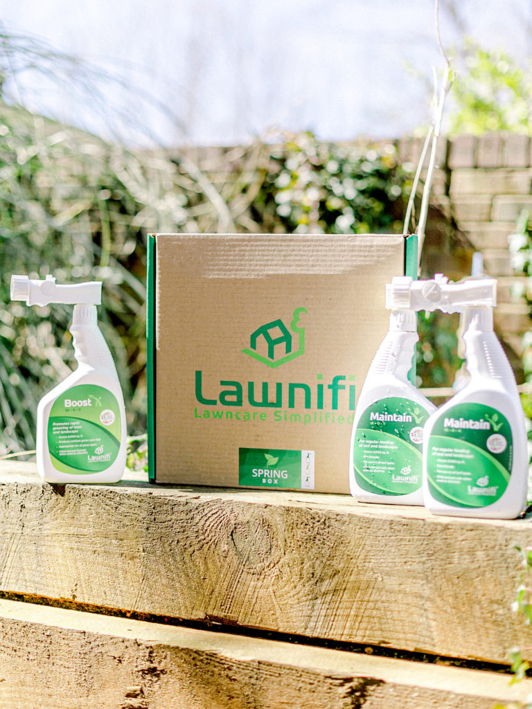 Lawnifi subscription fertilizer kit.