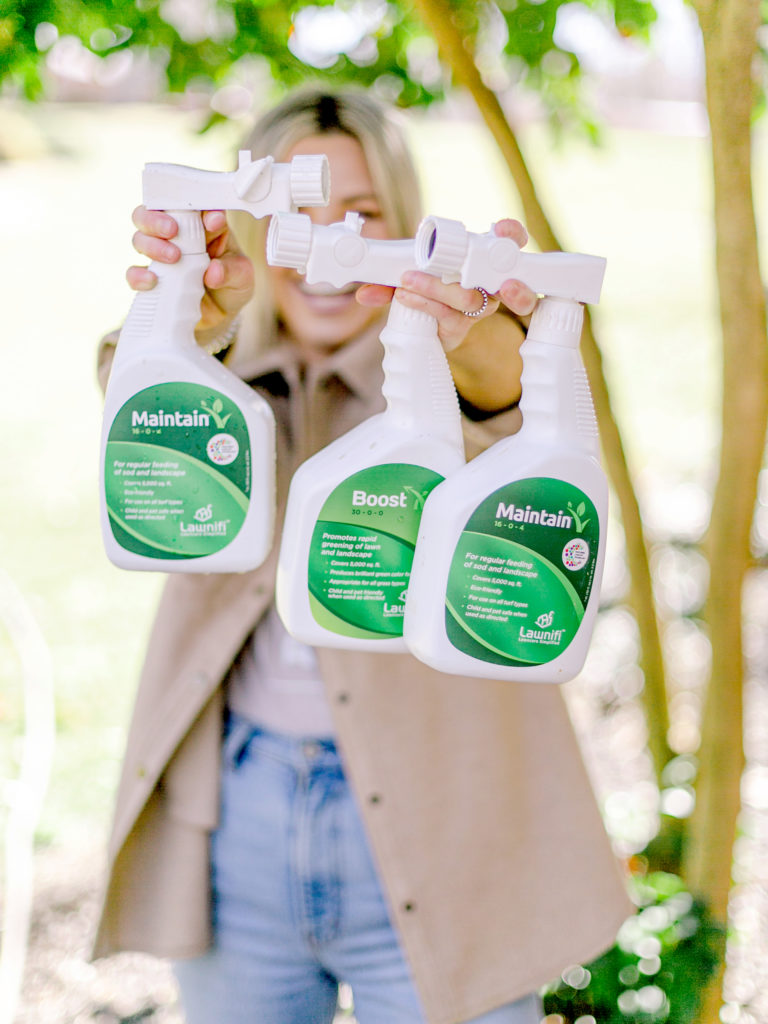 Lawnifi subscription fertilizer kit.