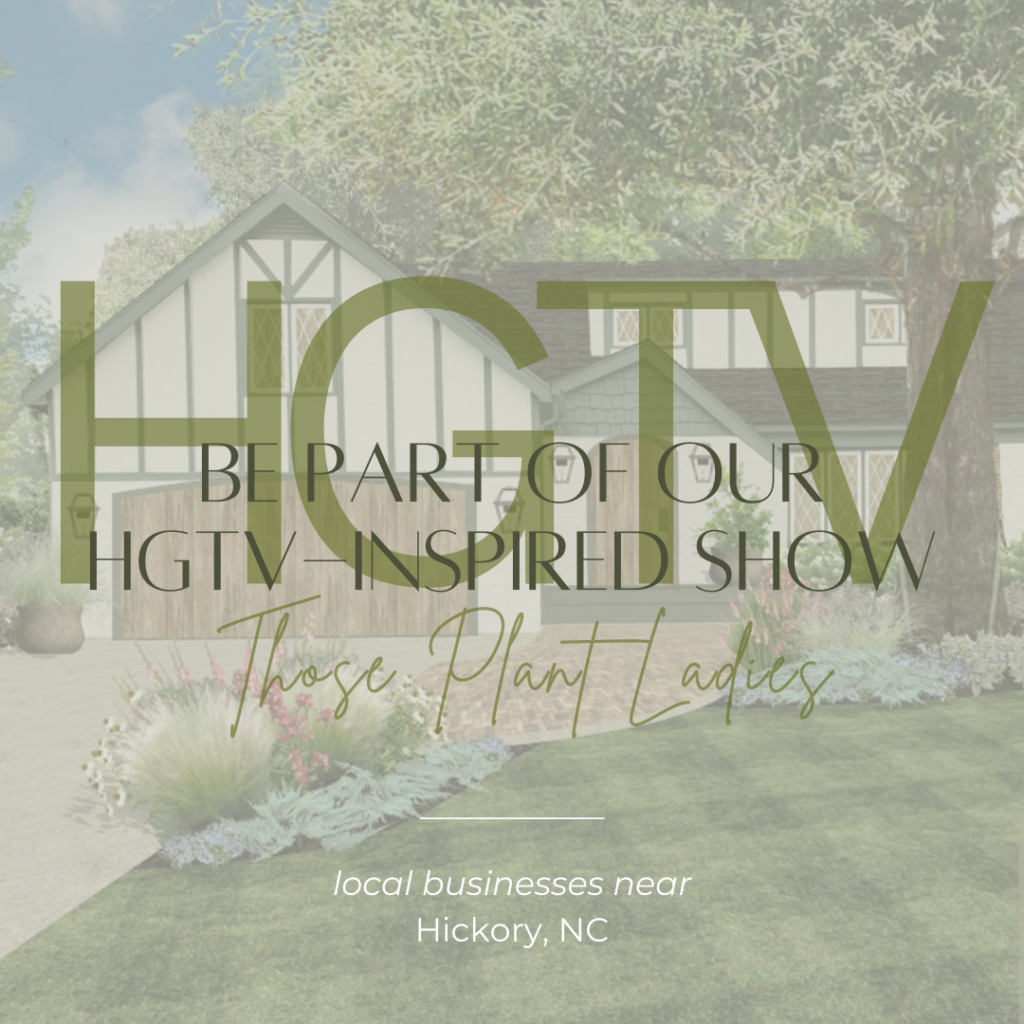 Infographic with details for the local HGTV-inspired TV show created by Those Plant Ladies.